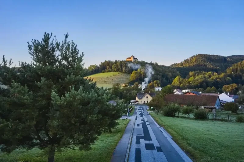 internatska škola u okolini Beča - pogled na prirodu